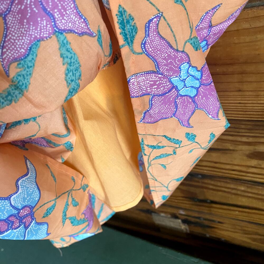 Tuckernuck Hyacinth House Orange Multi Floral Cisco Maxi Dress size Medium - Picture 7 of 7